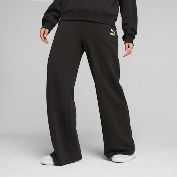 Pants deportivos relajados Mujer CLASSICS, PUMA Black, extralarge