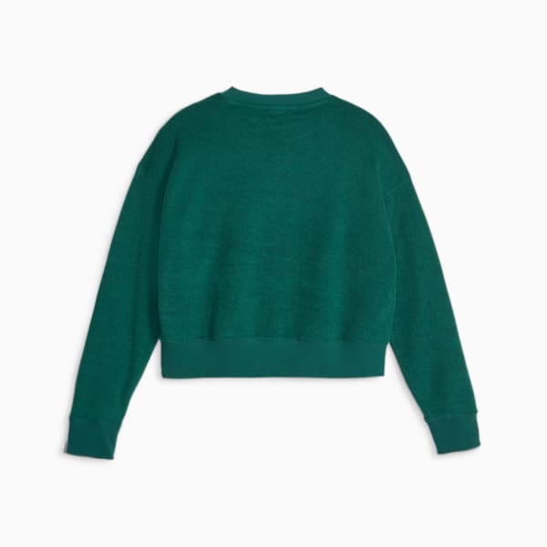 CLASSICS Women's Fleece Sweatshirt, Malachite, extralarge-IND