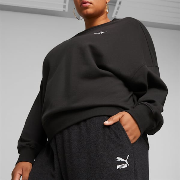 CLASSICS Women's Fleece Sweatpants, PUMA Black, extralarge