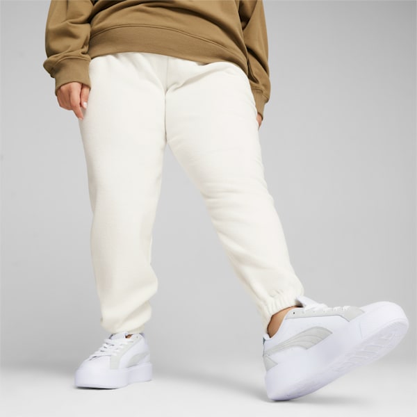 CLASSICS Women's Fleece Sweatpants, Frosted Ivory, extralarge-IND