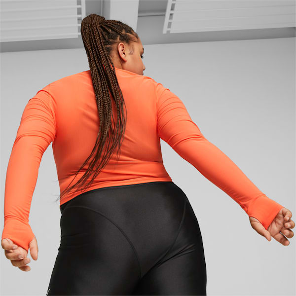 DARE TO Women's Long Sleeve T-shirt, Hot Heat, extralarge-IND