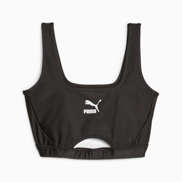 DARE TO Women's Crop Top, PUMA Black, extralarge-IND