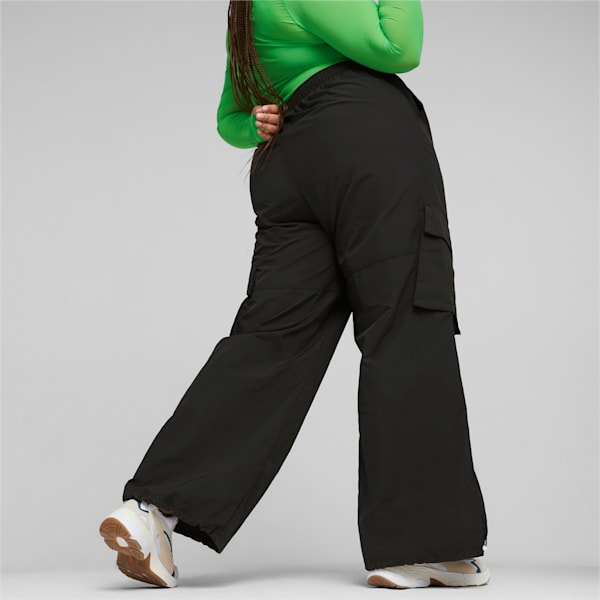 DARE TO Women's Wide-Leg Pants, PUMA Black, extralarge-IND
