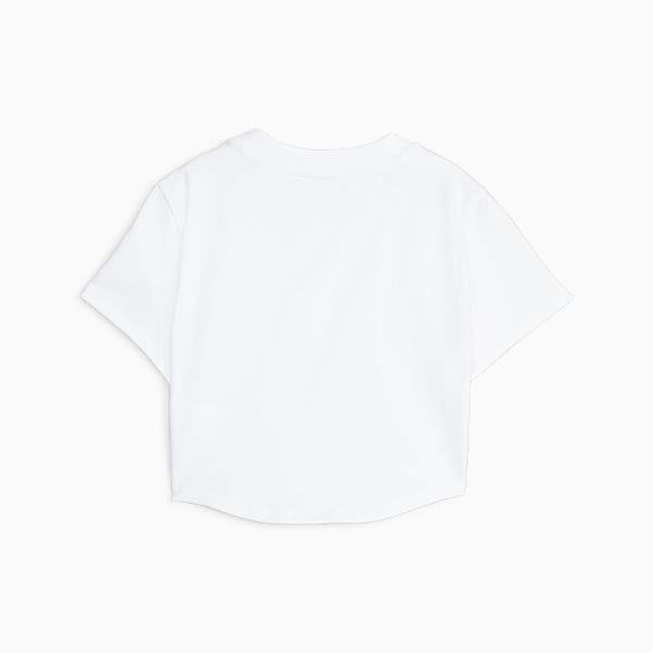 DARE TO Women's Cropped T-shirt, PUMA White, extralarge-IND