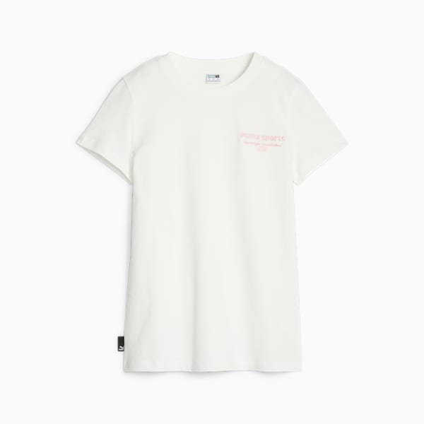 ウィメンズ PUMA TEAM グラフィック Tシャツ, Warm White, extralarge-JPN