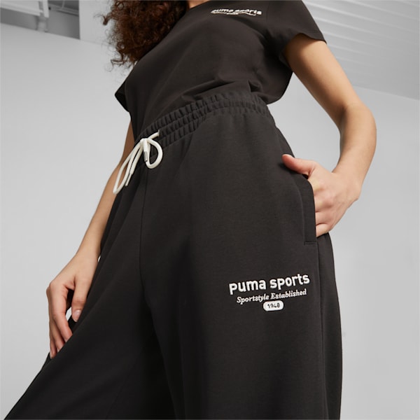 ウィメンズ PUMA TEAM スウェットパンツ TR, PUMA Black, extralarge-JPN