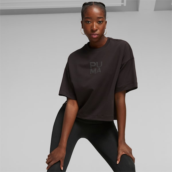 Infuse Women's Tee, PUMA Black, extralarge-IND