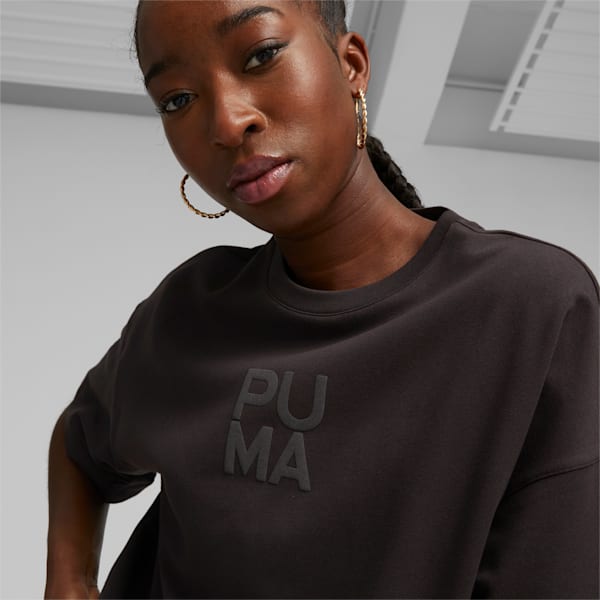 ウィメンズ インフューズ リラックス Tシャツ, PUMA Black, extralarge-JPN