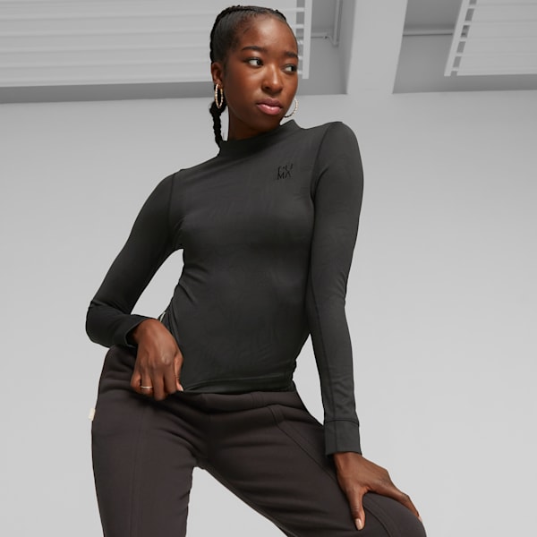 Infuse Women's Top, PUMA Black, extralarge-GBR