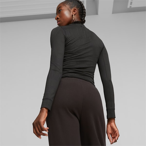 Women Crop Tops Long Sleeve Zip Front Ribbed Crop (S, Black Long Sleeve, s)  : : Clothing & Accessories