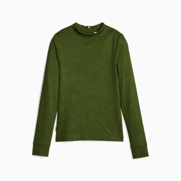INFUSE Women's Long Sleeve Tee, Myrtle, extralarge
