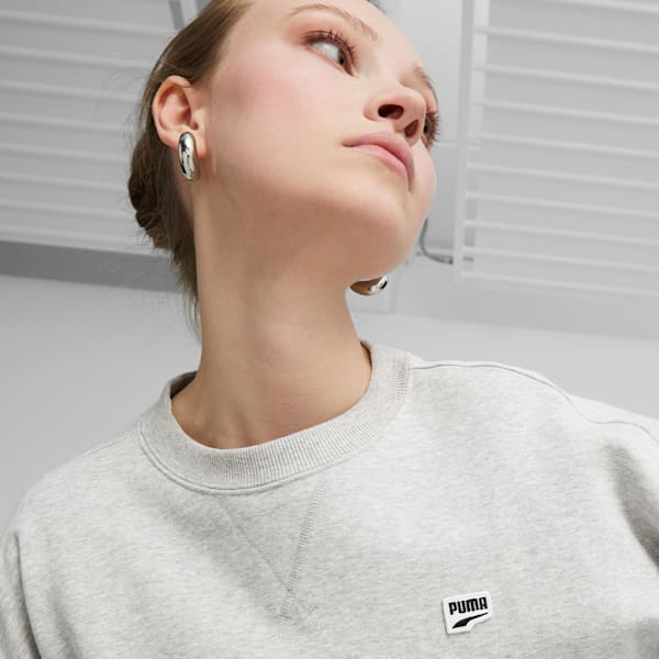 Puma white sweatshirt womens best sale