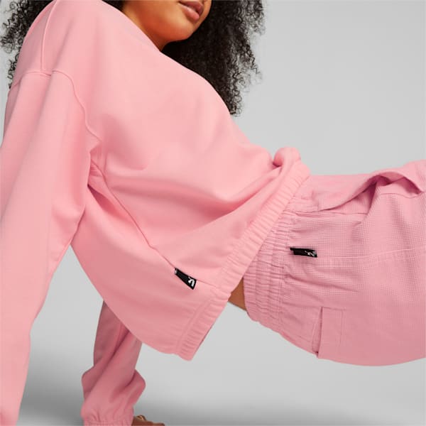 DOWNTOWN Women's Oversized Sweatshirt, Peach Smoothie, extralarge