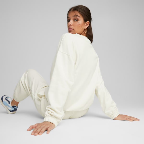 Sudadera holgada DOWNTOWN para mujer, Warm White, extralarge