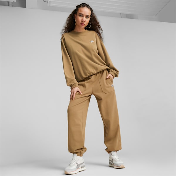 Sudadera holgada DOWNTOWN para mujer, Toasted, extralarge