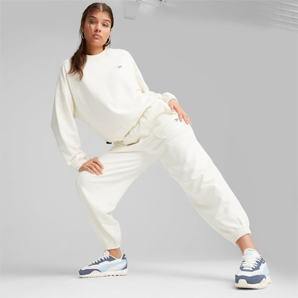 DOWNTOWN Women's Sweatpants, Warm White, extralarge