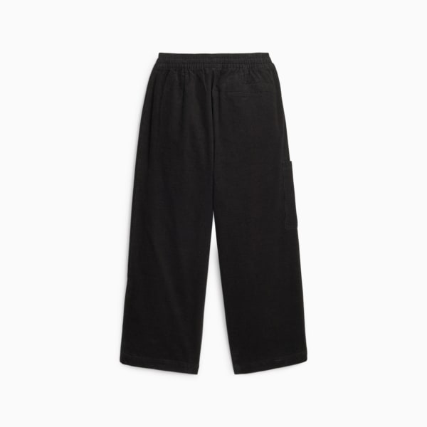 Pantalon en velours côtelé décontracté Downtown Femme, PUMA Black, extralarge