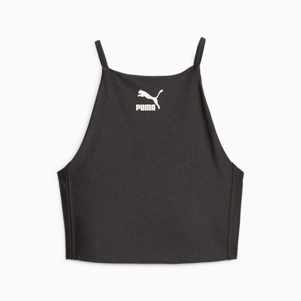 T7 Women's Crop Top, PUMA Black, extralarge-IND