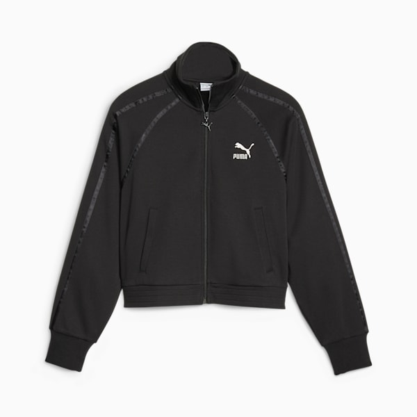 T7 Women's Track Jacket, PUMA Black, extralarge-IND