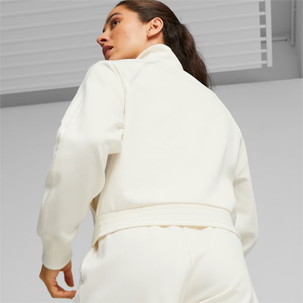 T7 Women's Track Jacket, Warm White, extralarge-IND