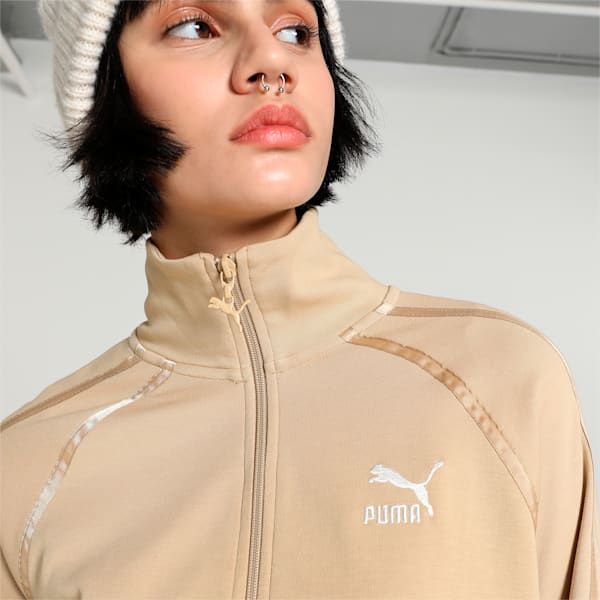 T7 Women's Track Jacket, Sand Dune, extralarge-IND