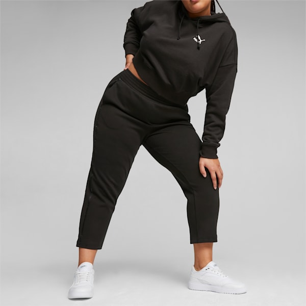 T7 Women's High Waist Pants, PUMA Black, extralarge-AUS