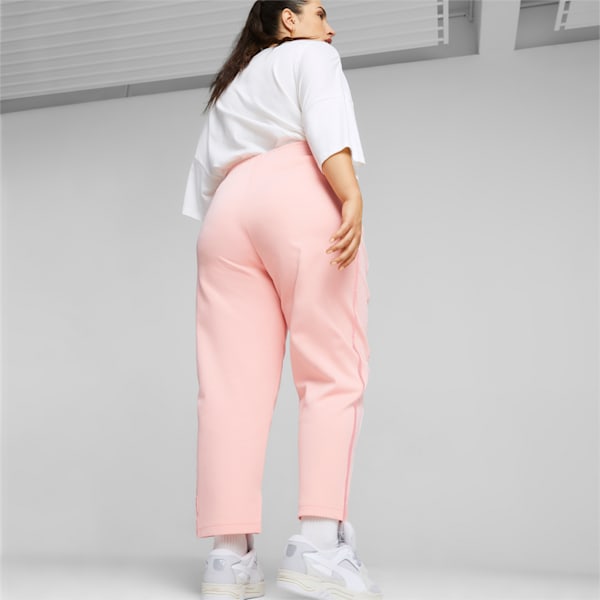 T7 Women's High Waist Pants, Peach Smoothie, extralarge-IND