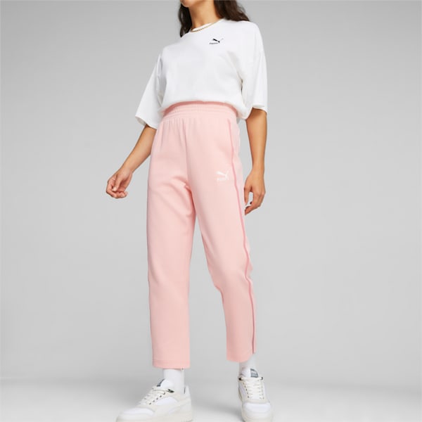 T7 Women's High Waist Pants, Peach Smoothie, extralarge-IND