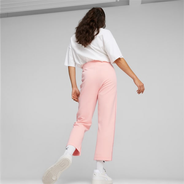 T7 Women's High Waist Pants, Peach Smoothie, extralarge-IND