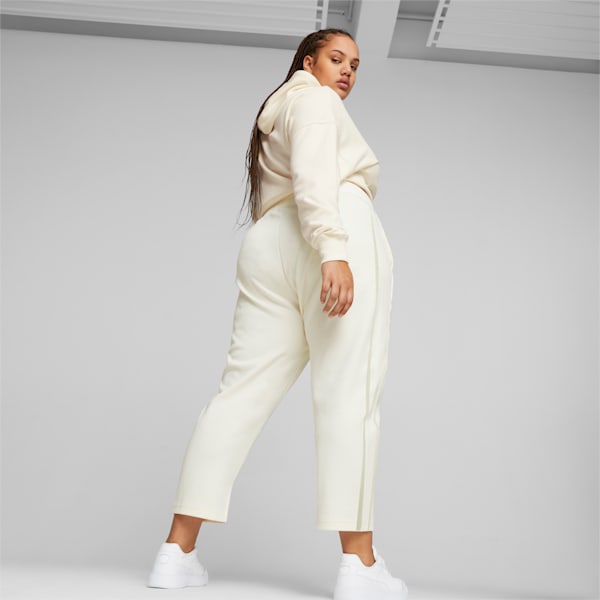 T7 Women's High Waist Pants, Warm White, extralarge-IND