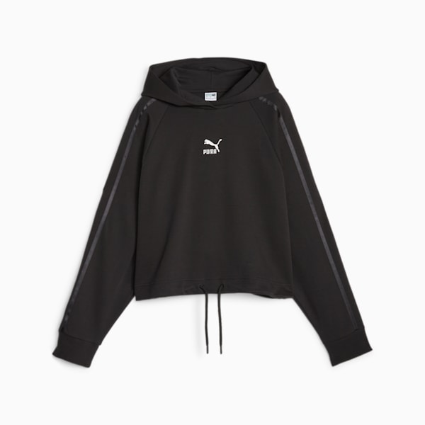 T7 Women's Hoodie, PUMA Black, extralarge-AUS