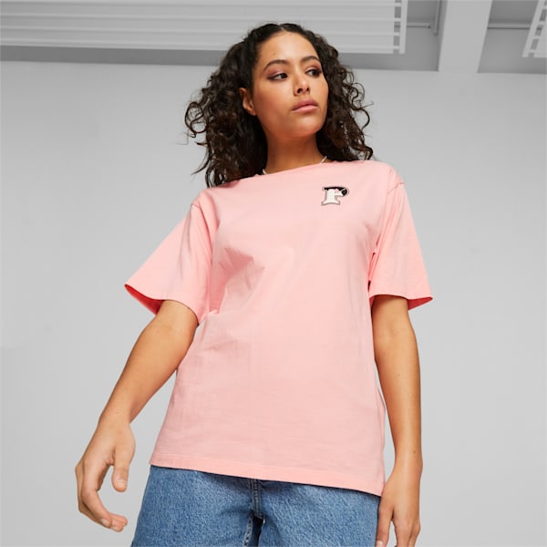 SQUAD Women's T-shirt, Peach Smoothie, extralarge-IND