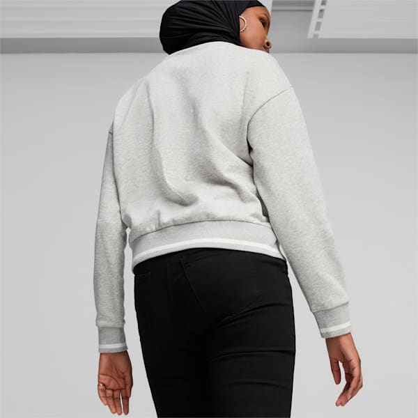 SQUAD Women's Sweatshirt, Light Gray Heather, extralarge-IND