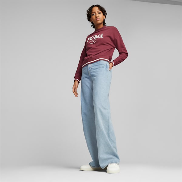 SQUAD Women's Sweatshirt, Dark Jasper, extralarge-IND