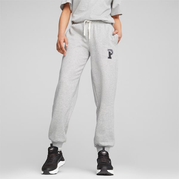 PUMA SQUAD Women's Sweatpants, Light Gray Heather, extralarge-AUS