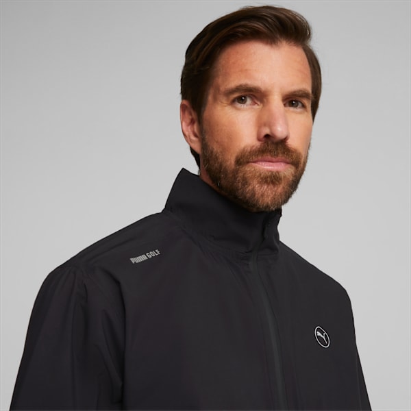 DRYLBL Men's Golf Rain Jacket, PUMA Black-Slate Sky, extralarge-GBR