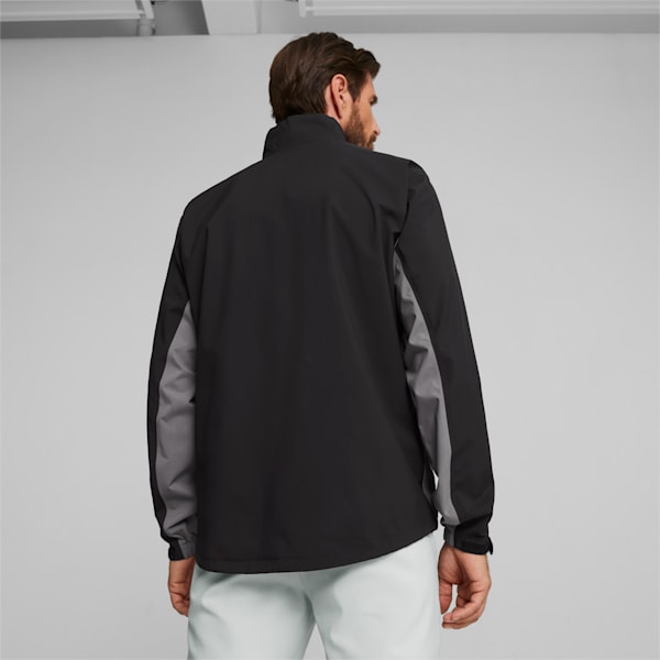 DRYLBL Men's Golf Rain Jacket, PUMA Black-Slate Sky, extralarge-GBR