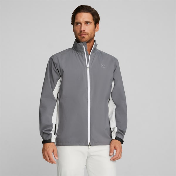DRYLBL Men's Golf Rain Jacket, Slate Sky-White Glow, extralarge-GBR