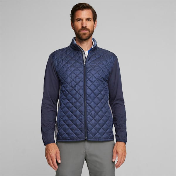 Men's Golf Frost Quilted Jacket, Navy Blazer-Slate Sky, extralarge-GBR
