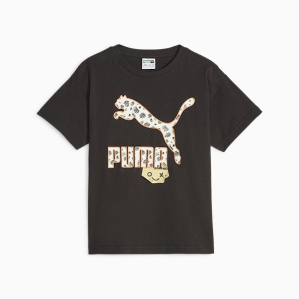 Classics Mix Match Kid's Tee, PUMA Black, extralarge-IDN