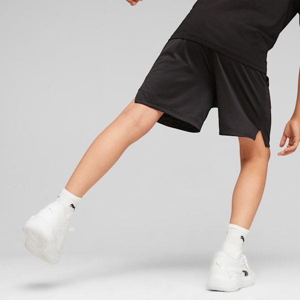 Basketball Jaws Big Kids' Shorts, PUMA Black, extralarge