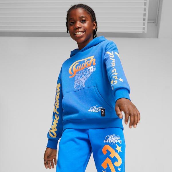 kangourou de basketball Swish, jeunes, Racing Blue, extralarge