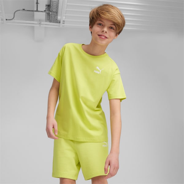 Playera para niños grandes Better Classics Relaxed, Lime Sheen, extralarge