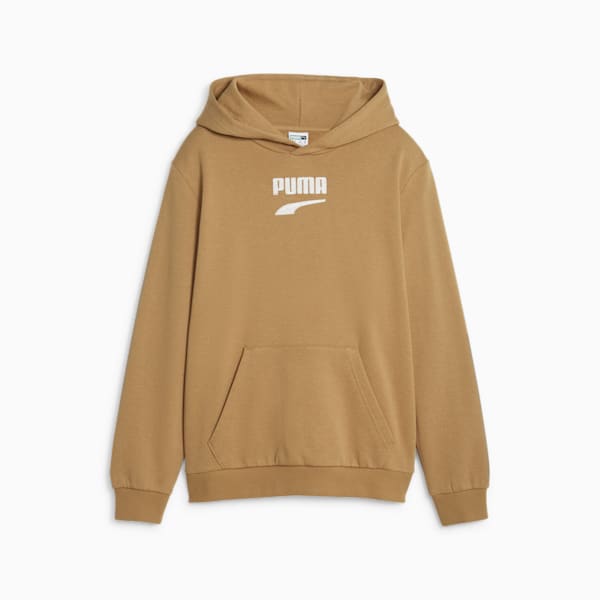 Downtown Boys' Logo Hoodie, Toasted, extralarge