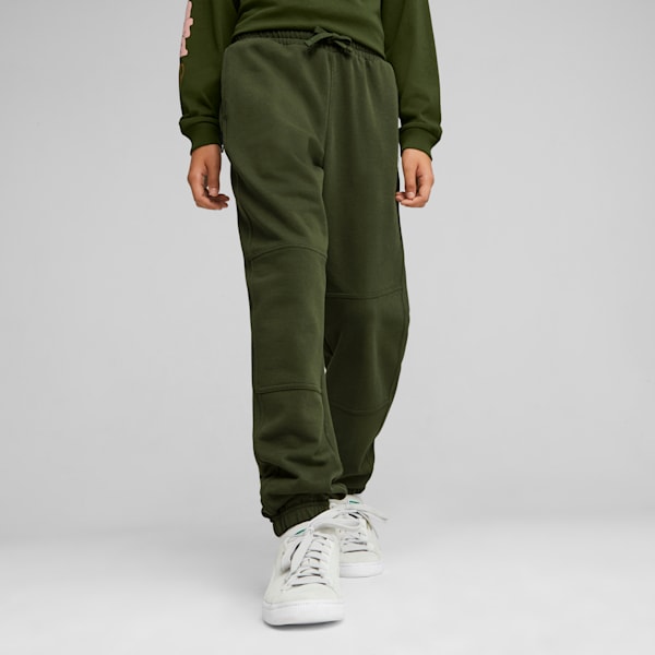 Dynamic Fleece Hidden-Pocket Cargo Jogger Sweatpants