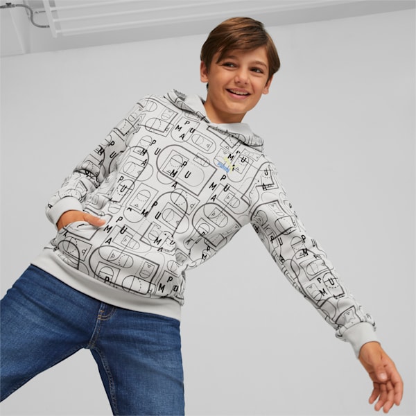 Classics FTR Baller Youth Hoodie, Ash Gray, extralarge-IND