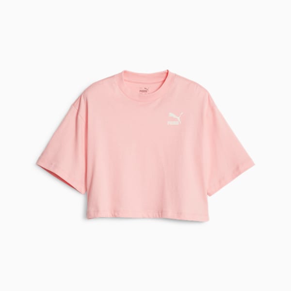 Classics Big Kids' Cropped Tee, Peach Smoothie, extralarge