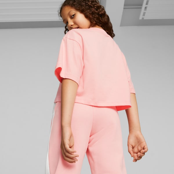 Classics Big Kids' Cropped Tee, Peach Smoothie, extralarge