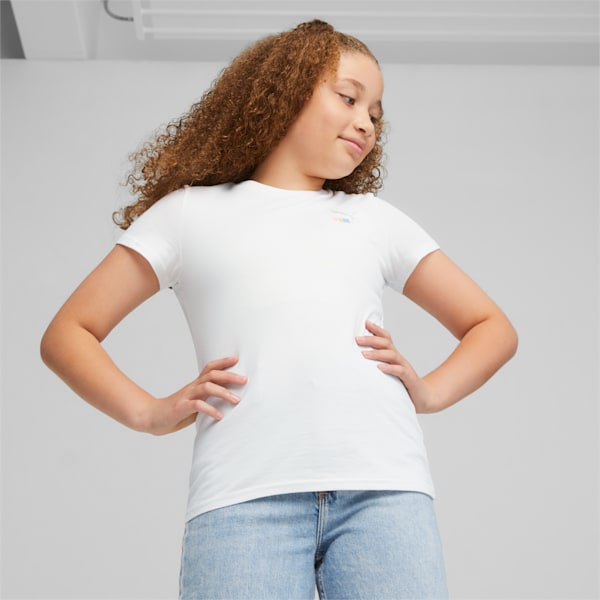 Classics Sweater Weather Youth T-shirt, PUMA White, extralarge-IND