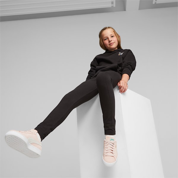 SWEATER WEATHER Youth Leggings, PUMA Black, extralarge-IND